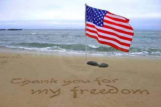 Thank you for my freedom